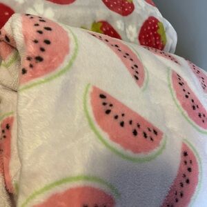 Watermelon Print Kids Blanket